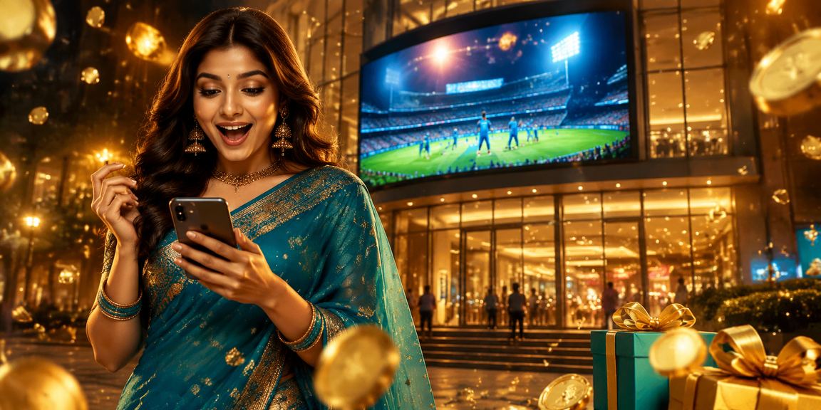 Mobile user in sari making payment for slots gaming on twenty20 in India
