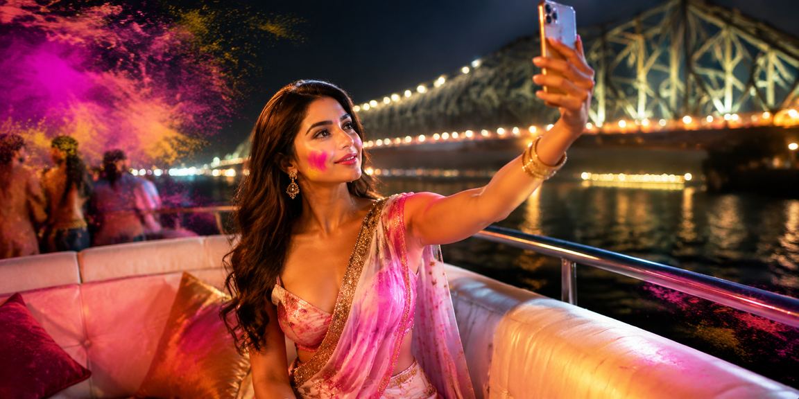 Festive celebration with mobile casino gaming in Kolkata during Holi festival